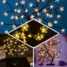 2 Pack 36 Warm White Bright Cherry Blossom Battery Operated Led Lights, LED Tree Centerpieces