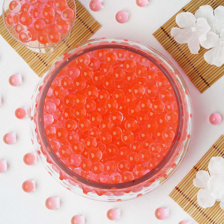 10 Gram Large Red Nontoxic Jelly Ball Water Bead Vase Fillers#whtbkgd