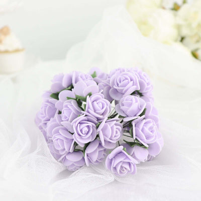 lavender plant white foam Lavender Lilac Real Touch Foam Rose Buds