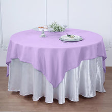 Lavender Seamless Square Polyester Table Overlay 90 Inch