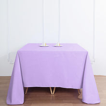 Lavender Seamless Square Polyester 90 Inch Tablecloth