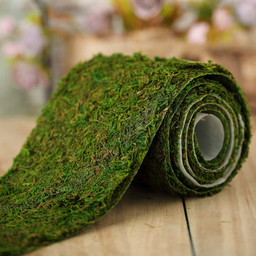 Create Stunning Green Decorations with our Moss Ribbon