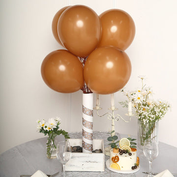 Experience the Magic of Pastel Caramel Helium Balloons