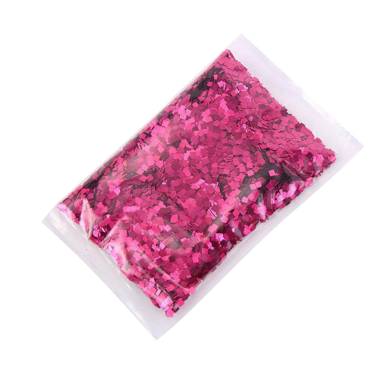 50 Gram Bag Metallic Hot Pink Confetti Glitter