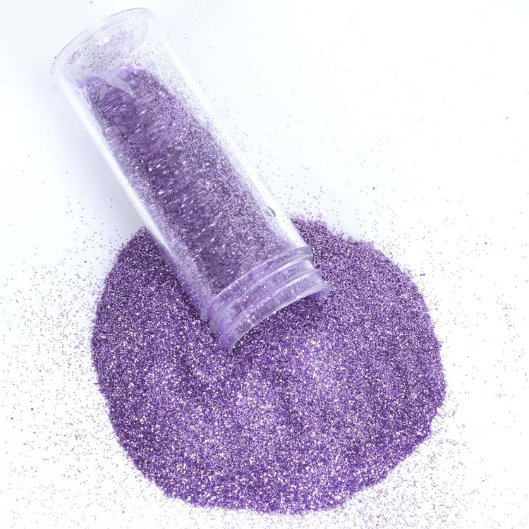 23 Gram Bottle Extra Fine Metallic Lavender Glitter Powder#whtbkgd