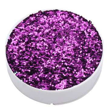 Bottle Metallic Purple DIY Arts and Craft Chunky Confetti Glitter 1 lb