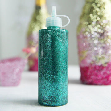 4 oz | Metallic Turquoise Art and Craft Glitter Glue, DIY Sensory Bottle
