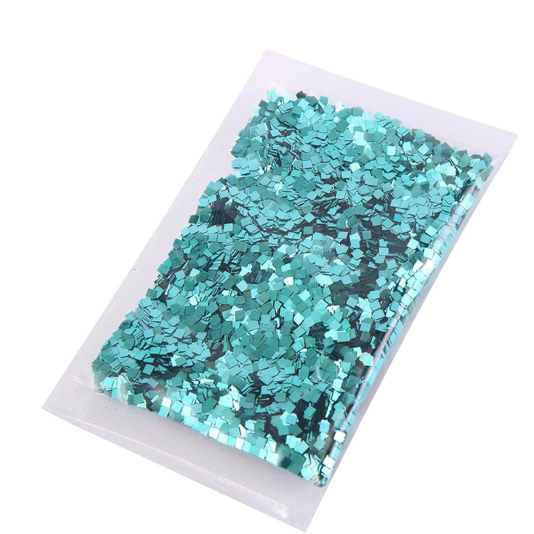 50 Gram Bag Metallic Turquoise Confetti Glitter