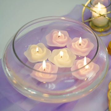 Create Unforgettable Moments with the Clear Floating Candle Glass Bowl Centerpiece