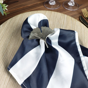Versatile and Reusable Satin Cloth Napkins