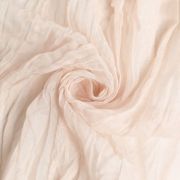 Blush Gauze Cheesecloth Boho Dinner Napkins - The Perfect Decor Accent