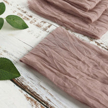 5 Pack 24 Inch x 19 Inch Dusty Rose Chessecloth Dinner Napkins