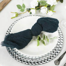 Navy Blue Cheesecloth Napkins 5 Pack 24 Inch x 19 Inch