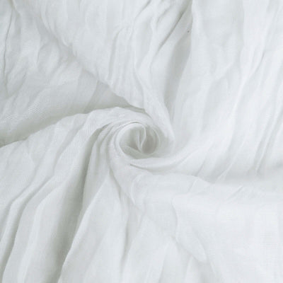 White textured fabric swirl for design and upholstery projects.