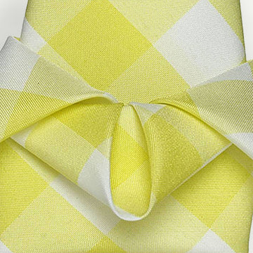 Yellow/White Checkered Table Napkins - Create a Memorable Tablespace