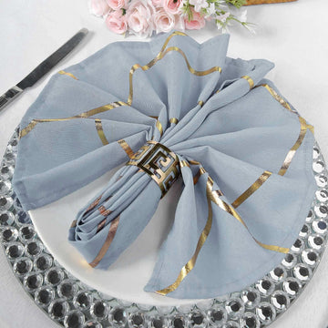 Dusty Blue Dinner Napkins for Every Occasion