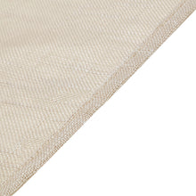 Wrinkle Resistant Slubby Textured Beige Linen 20 Inch x 20 Inch Cloth Dinner Napkins