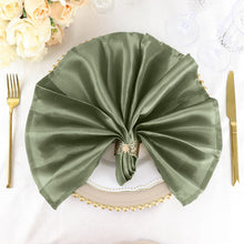 Eucalyptus Sage Green 20 Inch X 20 Inch Wrinkle Resistant Seamless Satin Napkins Pack Of 5
