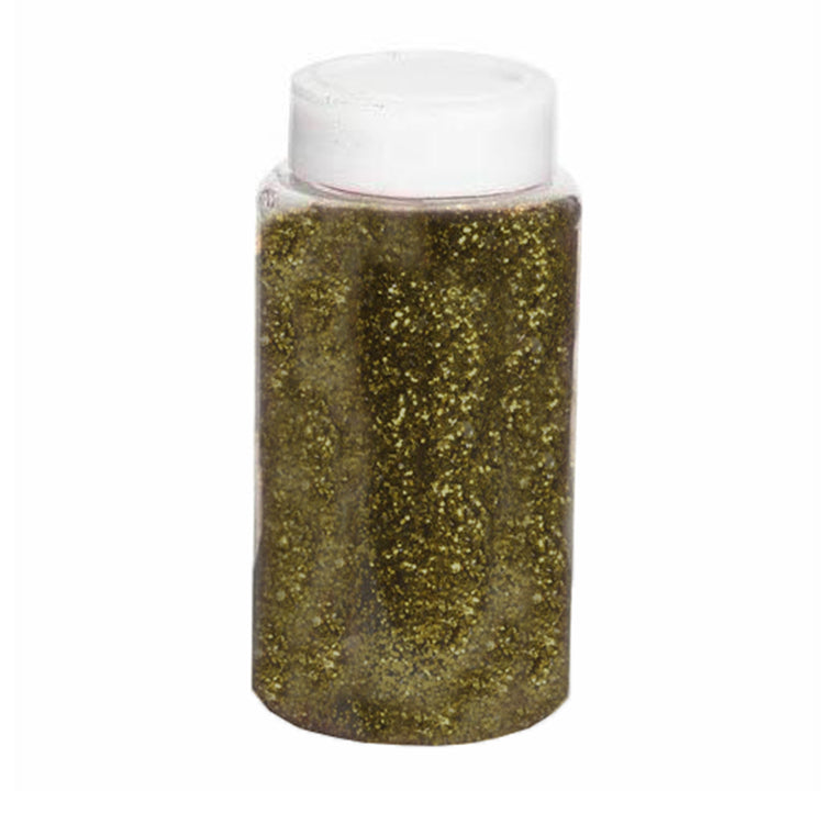 1 lb Bottle | Nontoxic Gold DIY Arts & Crafts Extra Fine Glitter#whtbkgd