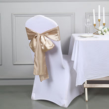 Pack Of 5 Nude Satin Chair Sashes 
