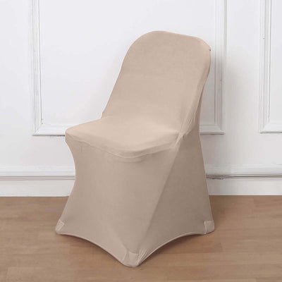 Beige chair cover for events and weddings