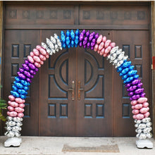 19ft Heavy Duty DIY Balloon Arch Stand Kit, Holds Up To 400 Balloons#whtbkgd