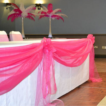 The Perfect Pink Sheer Organza Fabric for Your Event
