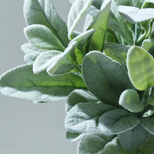 Artificial 4 Stems Lambs Ear Leaf in Frosted Green