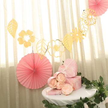 Create a Magical Atmosphere with Gold Foiled Paper Flowers