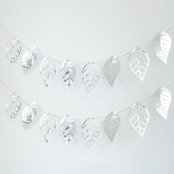 Create an Ethereal Atmosphere with Silver Foiled Paper Garland
