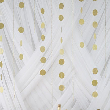 The Perfect Party Paper Garland in Gold