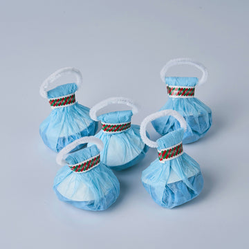 High-Quality Blue Handheld Surprise Paper Streamers for Gender Reveal Parties