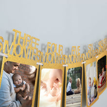 Gold Backdrop 1St Birthday Party Baby Photo 5.5 Feet Hanging Banner