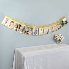 Gold 5.5 Feet Backdrop 1St Birthday Party Baby Photo Garland