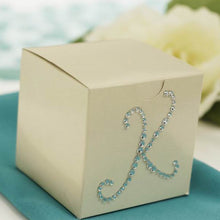 Diamond Monogram Personalized Gift Boxes 100 Pack Cardstock 3 Inch x 3 Inch x 3 Inch