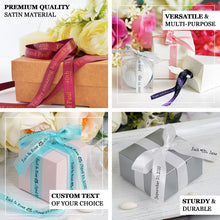 7 By 8 Inch Wide Continuous Personalized Printed Satin Ribbon Roll 25 Yards
