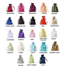 Satin Drawstring Favor Bags 5 Inch x 7 Inch 100 Pack