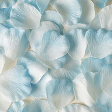 500 Pack | Blue Silk Rose Petals Table Confetti or Floor Scatters#whtbkgd