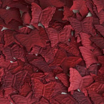 Versatile and Stunning Burgundy Silk Butterfly Confetti for Any Occasion