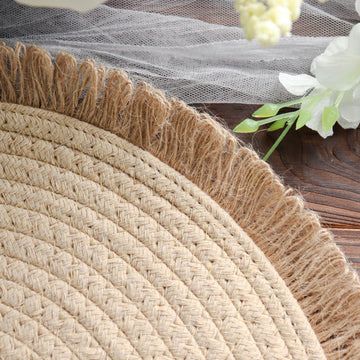Durable and Stylish Burlap Jute Placemats for Long-Lasting Use