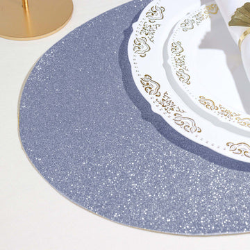 Event Decor Made Easy with Oval Glitter Table Mat