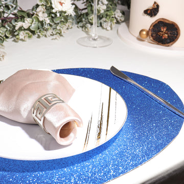 Create a Stylish and Budget-Friendly Tablescape with Royal Blue Oval Placemats