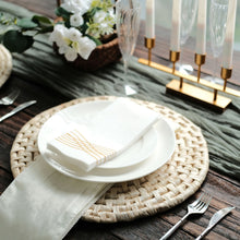 15 Inch Braided Rustic Rattan Tablemats