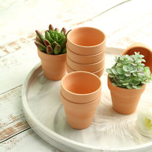 2.5 Inch Terracotta Ceramic Pots Succulents Clay Flowers 24 Pack