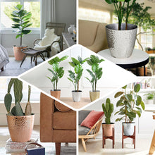 11 Inch Decorative Silver Plant Pot