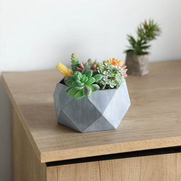 Mini Cement Succulent Flower Pot