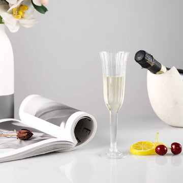 Enhance Your Event with Clear Plastic Champagne Flutes