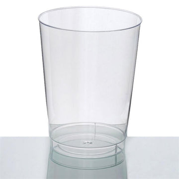 Clear Crystal Collection Plastic Disposable Cups - The Ultimate Choice for All Your Celebrations