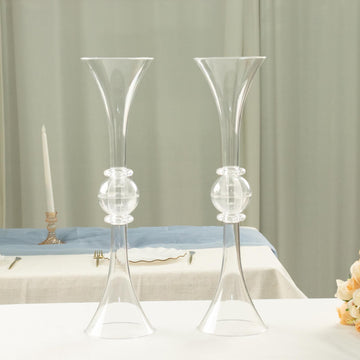 Versatile and Durable Reversible Plastic Flower Vase - Perfect for Any Occasion