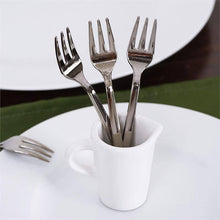 4 Inch Silver Mini Heavy Duty Plastic Forks 36 Pack 